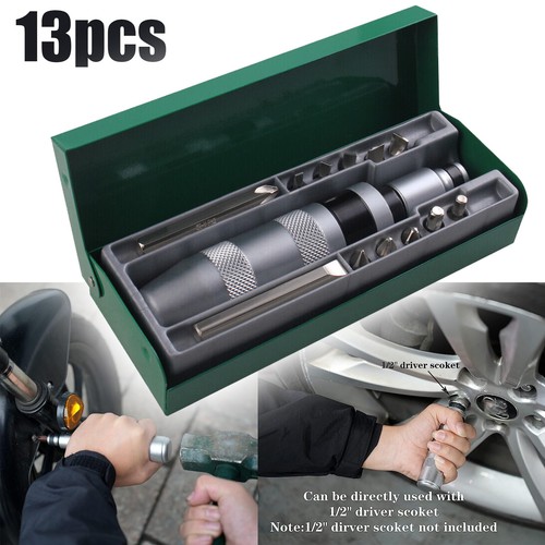 1 2in reversible hand impact screwdriver bits 13pcs manual impact