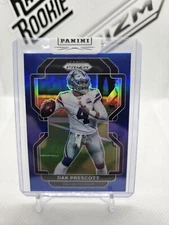 Dak Prescott 2021 Prizm #242 Dark Blue Prizm SSP Cowboys Color Match RARE  