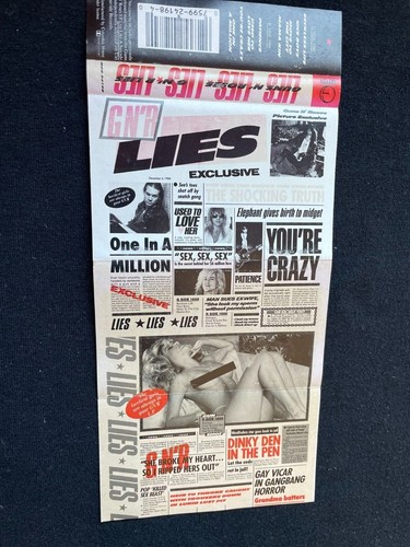 GUNS N' ROSES~"GN'R Lies" Cassette Tape~EXCELLENT~Tested~Insert & case nice! - Picture 9 of 9