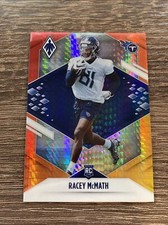Racey McMath - 2021 Panini Phoenix Fire Burst (RC) #195 - Tennessee Titans