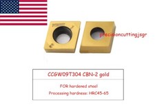 FOR hardened steel CCGW09T304 CBN-2 gold CNC New Carbide cutting insert 2PCS