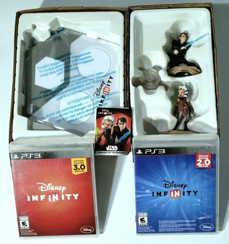 PlayStation 3 Disney Infinity Lot Star Wars 3.0 Starter Pack-2.0 Edition PS3 CIB - Picture 3 of 9