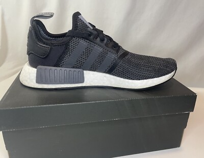Adidas Originals NMD_R1 Running Sneaker Sz 8 Black Carbon  display picture 1