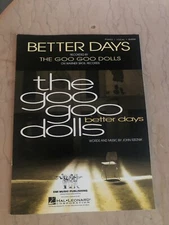 GOO GOO DOLLS sheet music Better Days (2005) 8 pages (NM shape)
