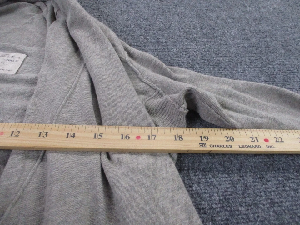 All Saints 毛衣女式 12 开衫毯波西米亚包裹式 Poncho 波西米亚宽松休闲 — 第 4/4 张图片