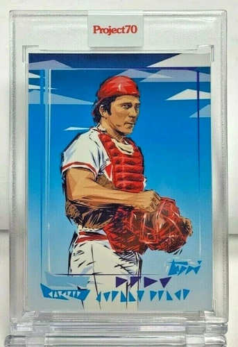 2021 Topps PROJECT 70 card #72 - 1982 Johnny Bench by Naturel - SP /2990 - REDS