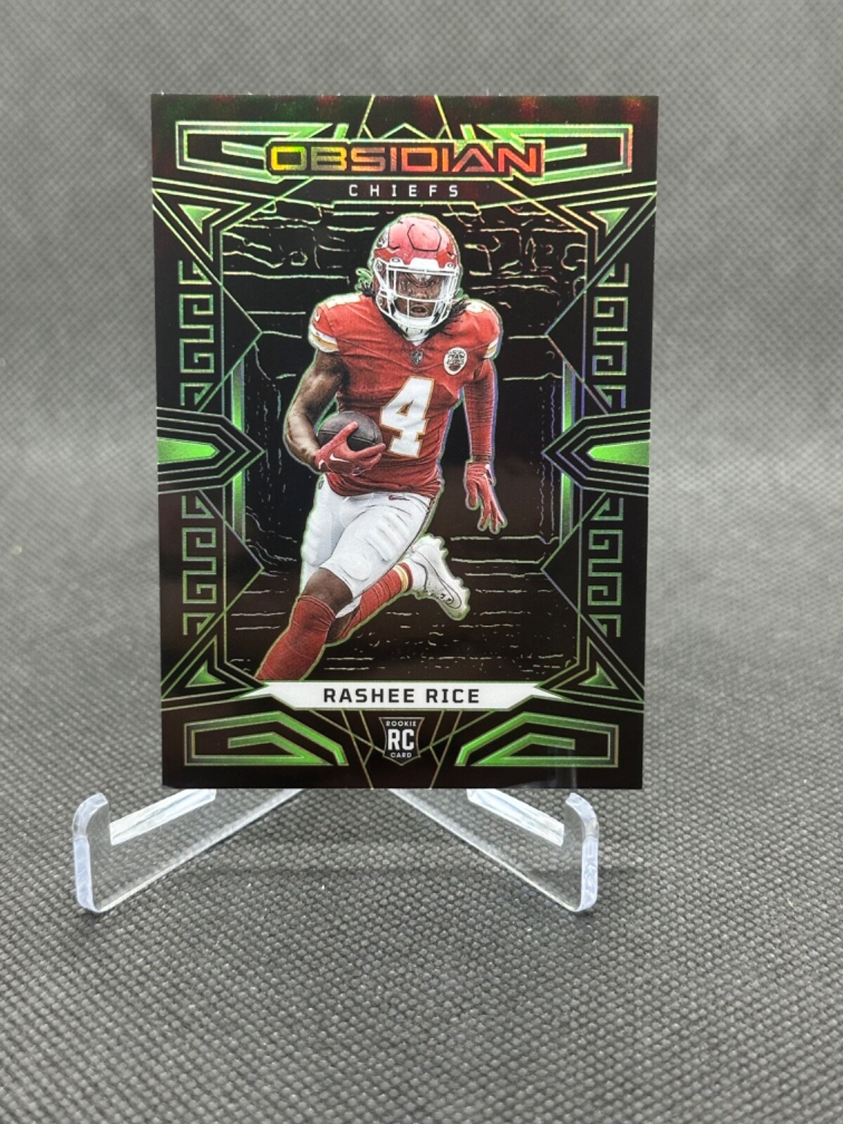 Rashee Rice RC - 2023 Obsidian Green Electric Etch 13/25