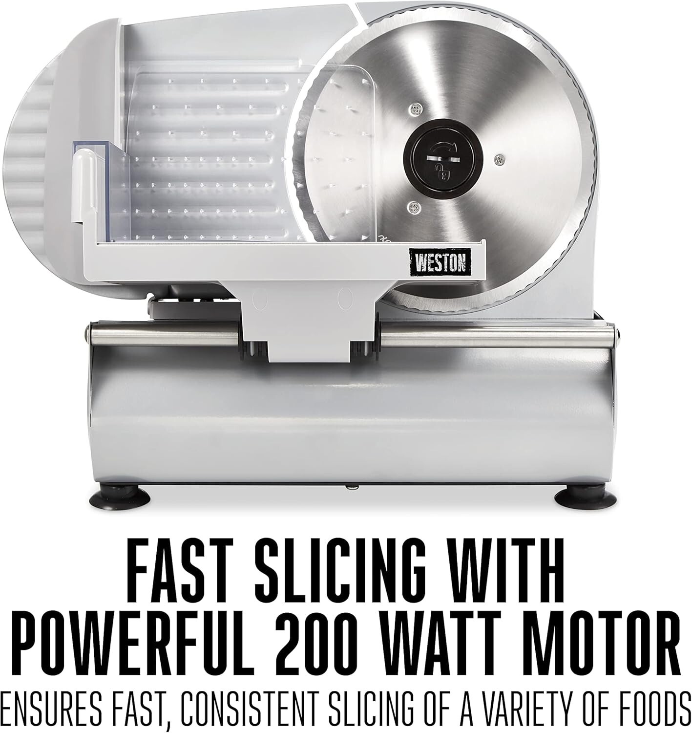 Effortless Food Slicing Machine - 7.5" Blade for Precision Thickness Control