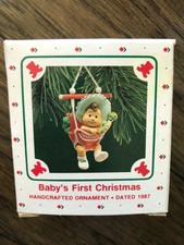 1987 baby's first christmas ornament