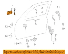 TOYOTA OEM 95-04 Tacoma Front Door Lock Hardware-Handle, Outside 6922035030