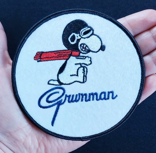 SNOOPY Northrop Grumman Aircraft Company Navy NASA Air Force Felt Military Patch - 第 1/6 張圖片