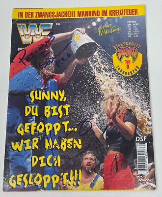 The Godwins Henry Phineas Godwin Signed German 1996 WWF Wrestling