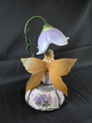 LE LENA LIU ZAUBERHAFTE VIOLETTE FEE FIGUR SPIELUHR BELEUCHTET ARDLEIGH ELLIOTT - Bild 5 von 9