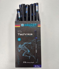 Hauser Technica 0.7 mm Blue Ball Pen Qty 25, 2XL Writing Length