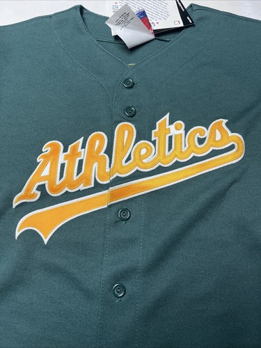 Nueva con etiquetas Majestic Oakland Athletics Milton Bradley #22 Jersey Juvenil Talla Grande EE. UU. - Imagen 5 de 14