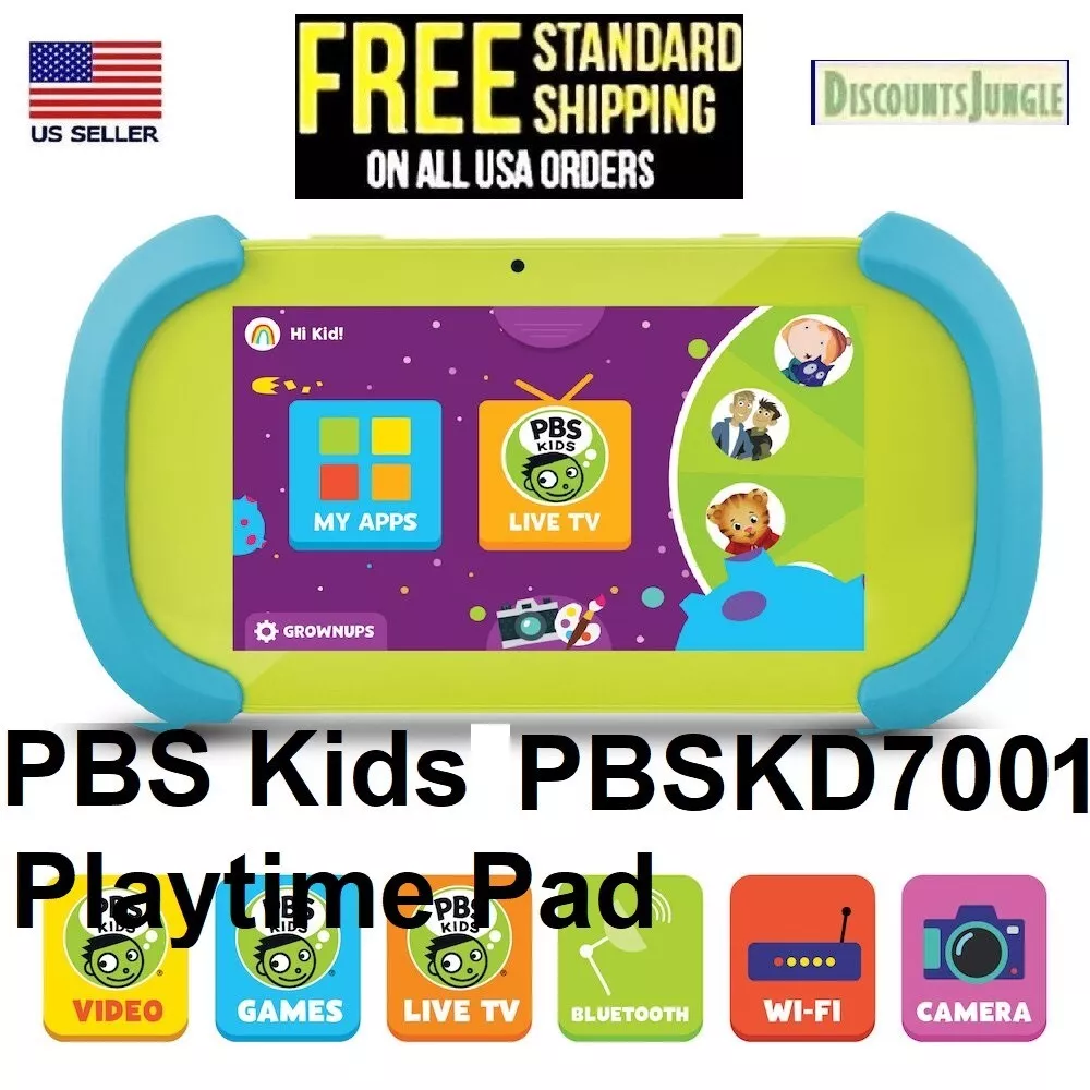 Ematic PBS Kids PBSKD7001 16GB, Wi-Fi 7 Inch HD Tablet Bluetooth & Wi-Fi  Support