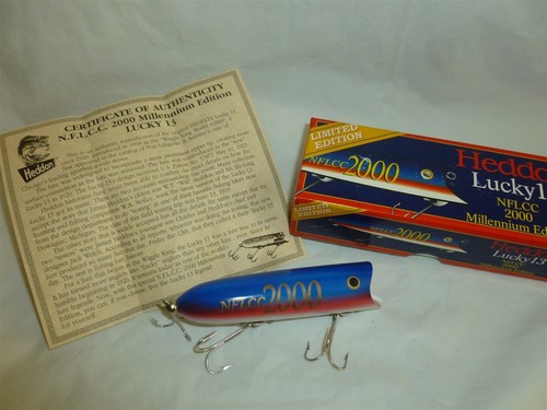 Leurres De Pêche Vintage Commémoratifs Mackinac 2006 NFLCC - Lot Avec Boîte D'origine, R&J Tackle