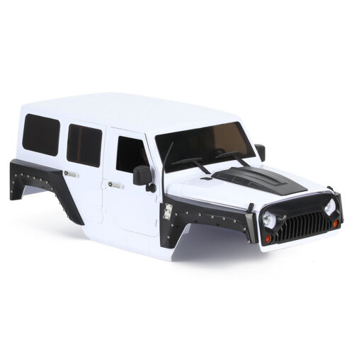 313mm Wheelbase Body Shell For 1/10 RC Crawler Jeep Wrangler SCX10 II 90046 TRX4 - Picture 1 of 6
