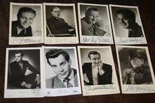 83 Autogrammkarten von UFA-Filmstars im einem alten Fotoalbum