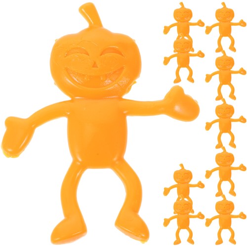 4 sztuki miękkiego kleju dynia mężczyzna zabawki halloween upominek impreza upominki - Zdjęcie 11 z 12