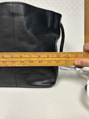 Vintage Early Made Bottega Veneta Black Marco Polo Bucket Tote Bag - Picture 11 of 24