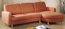 Posa Ohio kleine Wohnlandschaft Polstergarnitur Ecksofa Sofa mit Ottomane
