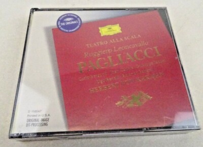 Pagliacci Teatro Alla Scala Leoncavallo Von Karajan CD Music Audio Classic 1966