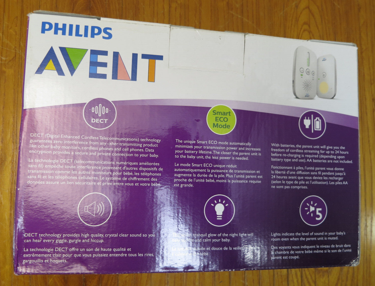 Philips AVENT Audio Baby Monitor Dect SCD502/10 | eBay UK