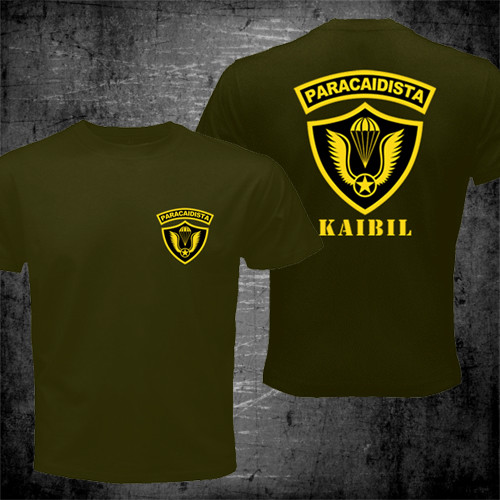 New Kaibil Kaibiles Guatemalan Special Forces Paracaidista Paratrooper T-shirt  - Picture 4 of 13