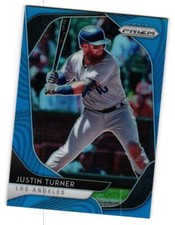 2020 Panini Prizm Baseball Carolina Blue Justin Turner 