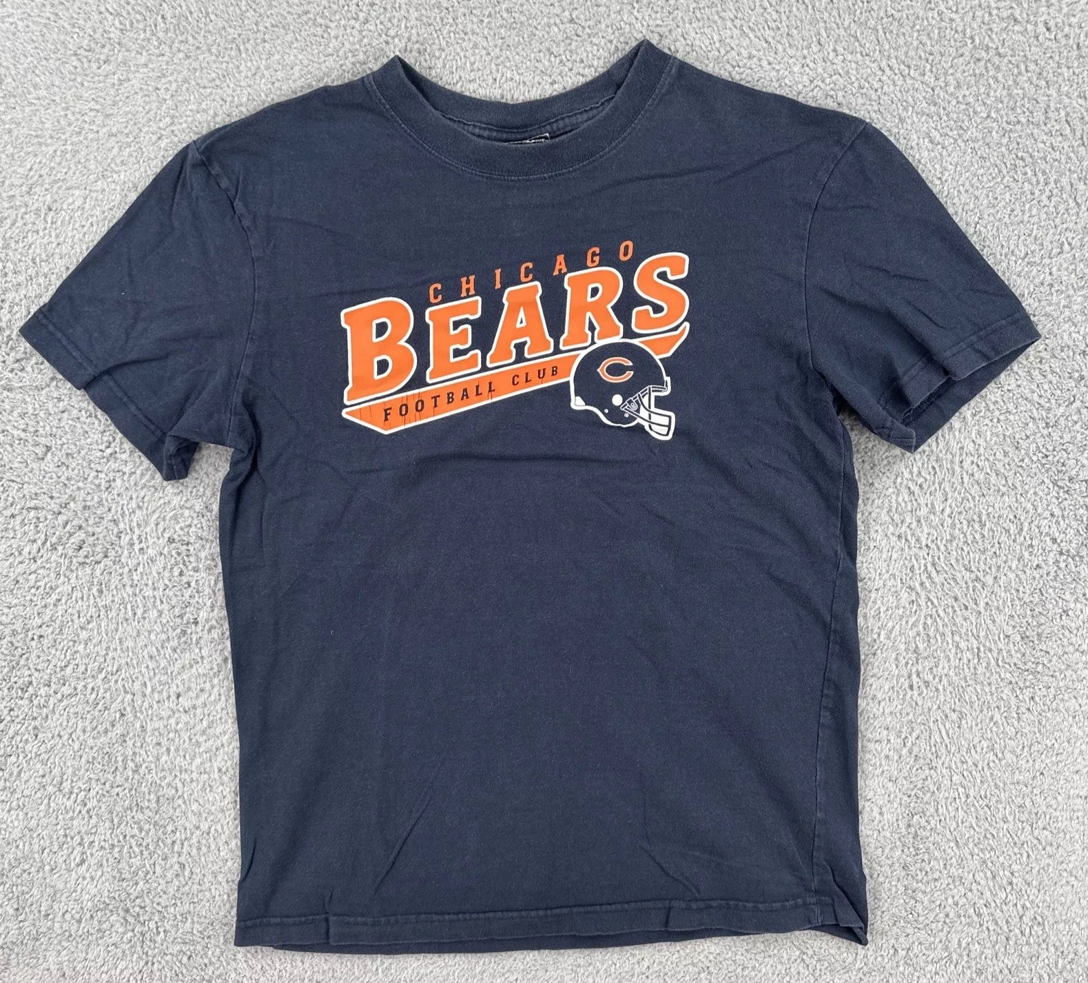Vintage Reebok Chicago Bears NFL Y2K Blue Mens Small Football Club Tee