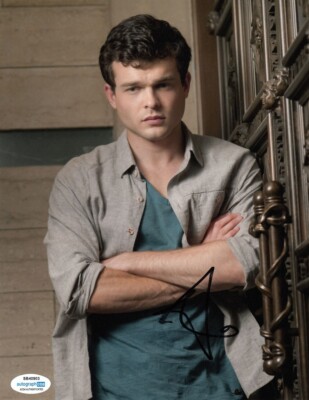 Alden Ehrenreich Star Wars Han Solo signed 10x8 Foto ACOA SIEHE FOTOBELEG [4]