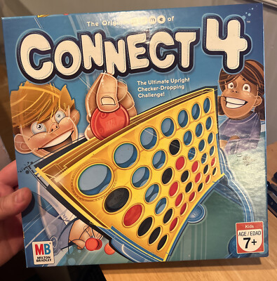Connect 4 The Original Game Of Upright Checkers By Milton Bradley 2006 COMPLETE