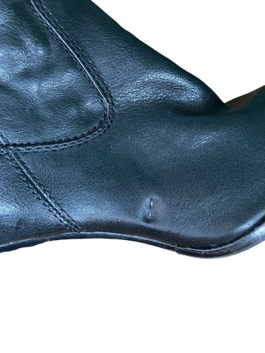 Frye Patty Artisan Zip Womens 7.5M Ankle Boots Black Leather - Picture 12 of 12