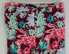 New LuLaRoe Tall  Curvy Leggings With Jade, Turquoise,  Lavendar Floral Design