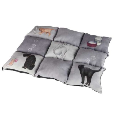 Katzenmatte Patchwork Catnip Decke Spieldecke Katzenspielzeug Kissen Katze