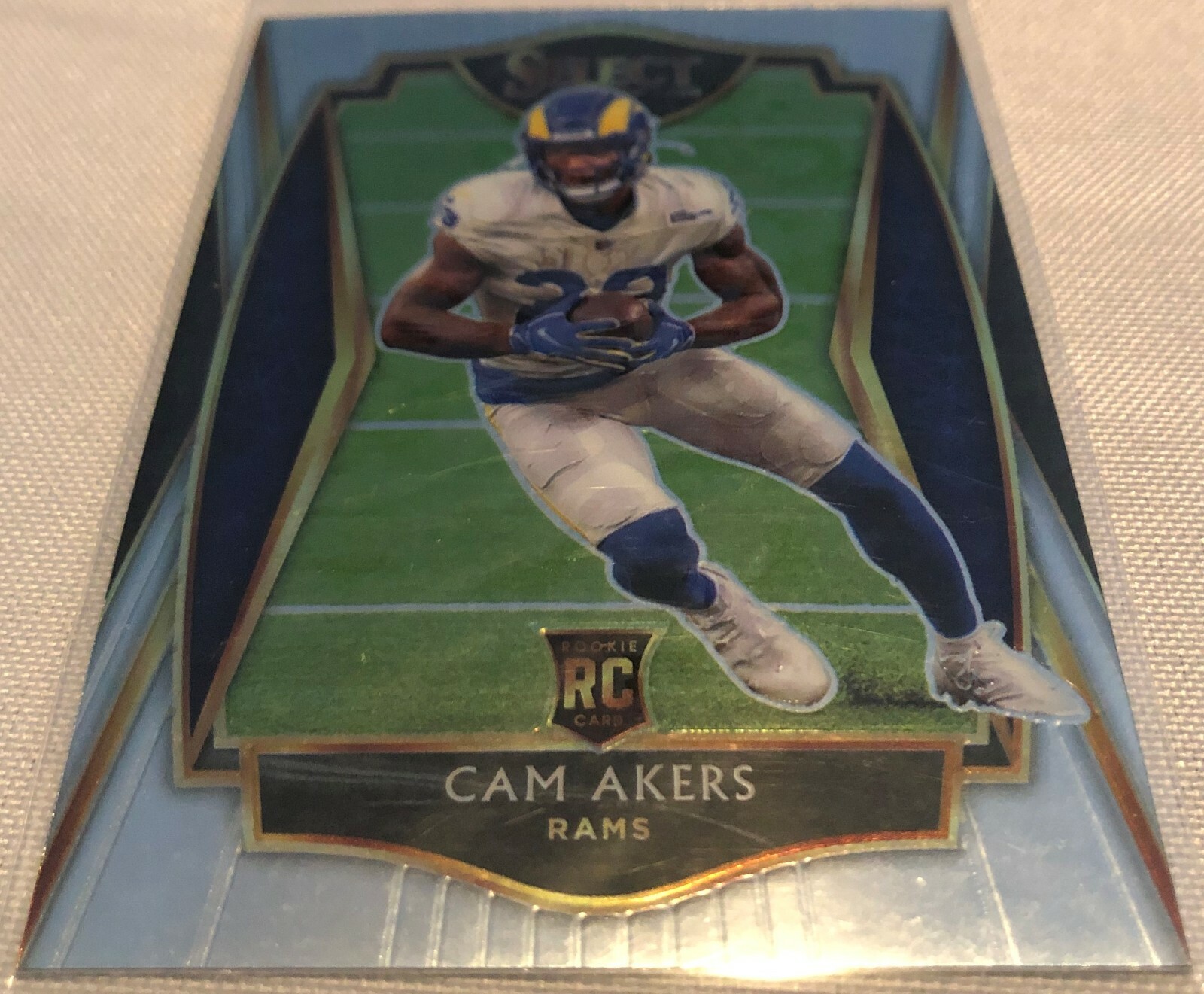 2020 Panini Select Football Cam Akers Los Angeles Rams Premier Level Rookie #155