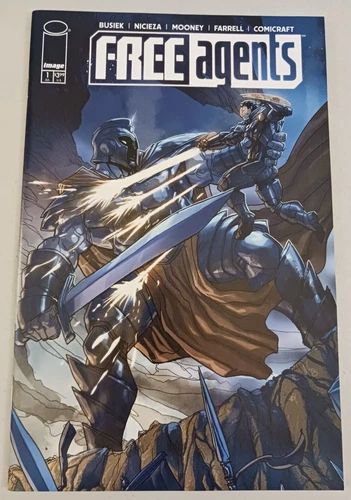 Free Agents #1 (1:50 Pete Woods Incentive Variant) Kurt Busiek Image 2024 NM-