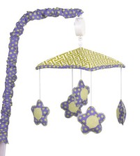 Baby Mobile for Crib Nursery Decor Girls Boys Floral Heart Animal Polka Dot