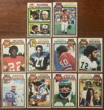 1979 Topps Football Cards (Set of 10 "Various Singles") "Value Set"