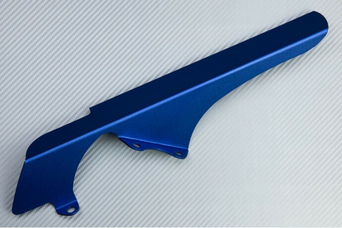 Protection de chaine alu bleu pour Suzuki GSXR 750 2000-2003