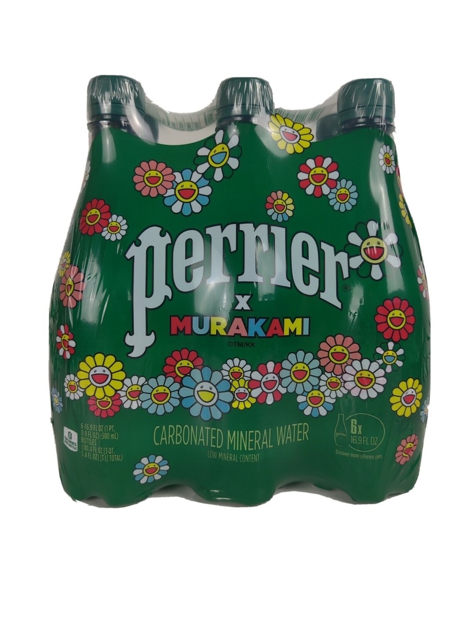 Perrier X Takashi Murakami-Sparkling Mineral Water-6 Pk | eBay