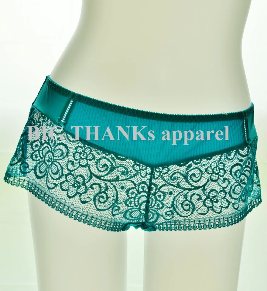 Panty Hipster Vanity Fair Turquesa Europeo Encaje Bordado 8851749 Talla M,L Foto 2 de 4