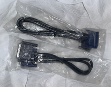  2 IOMEGA ZIP PARALLEL 25 PIN DATA CABLES NEW