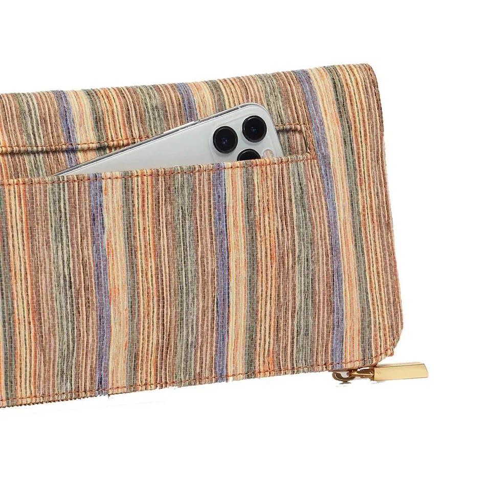 Bandolera a rayas Hammitt Ryan Valley Sunset de 295 $ - clutch Foto 3 de 4