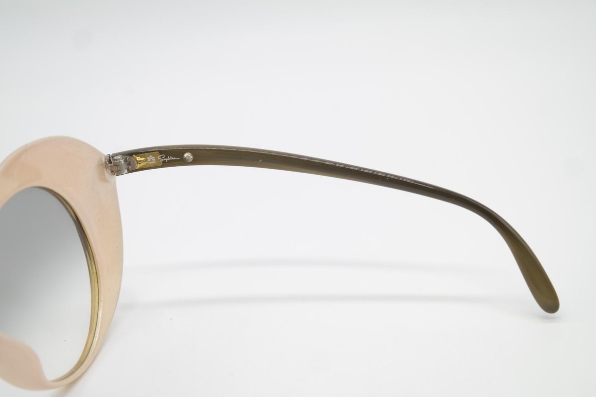 Lunettes Vintage Saphira 4150 Optyl - Monture Rouge/orange Ovale - Neuf Sans étiquette - Fabriqué Allemagne