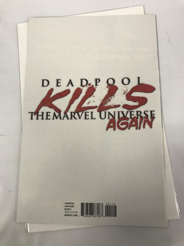Deadpool Kills the Marvel Universe Again #1 - Legends Comics Will Sliney Variante - Imagen 6 de 9