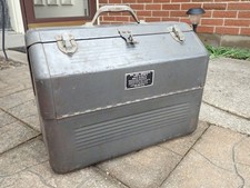 Vintage Simonsen Metal Mechanics Box Class II Blue Interior - Large and Heavy