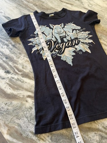 AS Tees Small Organic Damen Cut Tshirt Vegan Veganismus Compassion Schwarz - Bild 5 von 8