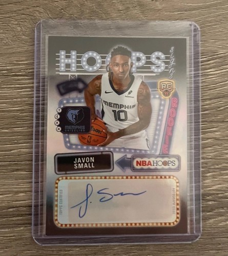 Javon Small – 2025-26 Topps Hoops Basketball · Hoops Rookie First Signs #HFS-JS Javon Small